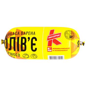 Колбаса Пан Курчак Оливье вареная первого сорта 0,5 кг - купить, цены на Auchan - фото 1