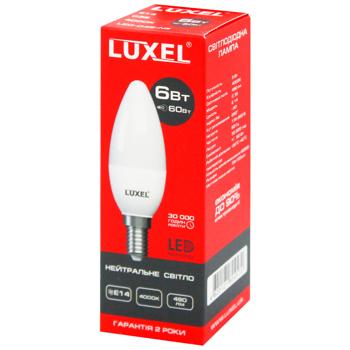 Luxel LED Candle Neutral Light Lamp 6W C37 E14 4000К 045-NЕ - buy, prices for - photo 2