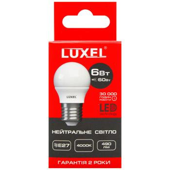 Luxel LED Decorative Ball Neutral Light Lamp 6W G45 E27 4000К 057-NЕ - buy, prices for EKO Market - photo 1