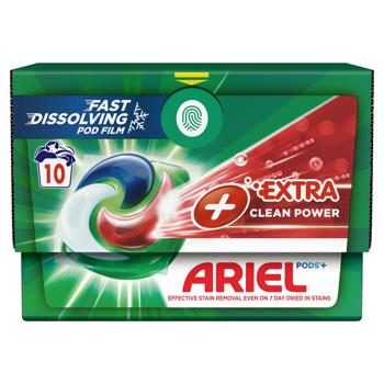 Капсулы для стирки Ariel Pods All-in-1 + Сила экстраочистки 10шт - купить, цены на - фото 2