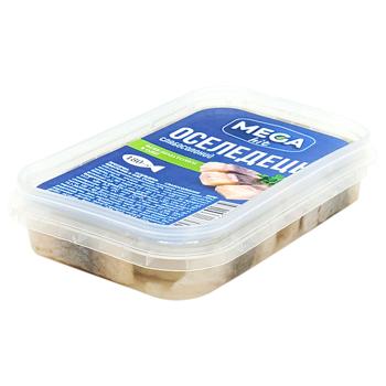 Mega hit Mildly Salted Herring Fillet Pieces in Oil 180g - buy, prices for Chudo Market - photo 1
