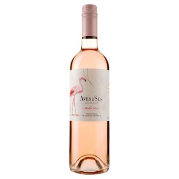Aves Del Sur Merlot Rose Semidry wine 13.4% 0.75l - buy, prices for ULTRAMARKET - photo 1
