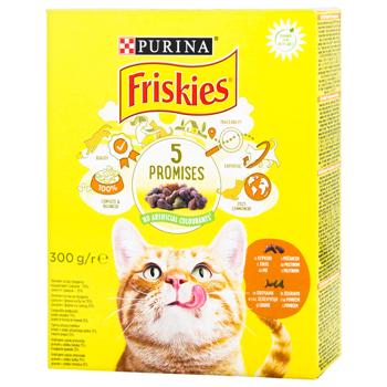 Friskies Dry Feed with Chicken and Vegetables for Adult Cats 300g - buy, prices for Ideal - photo 6