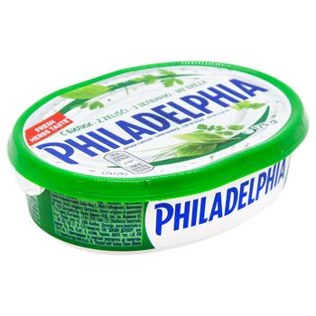 Крем-сир Philadelphia з зеленню 175г - купити, ціни на Ідеал - фото 2