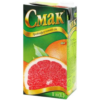 Сок Смак грейпфрутовый 1л