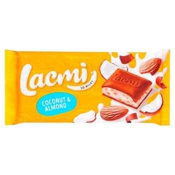 Шоколад Рошен LACMI мол. з мигдалем та кокосовим кремом 84г Акція - купить, цены на Grono - фото 1