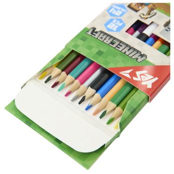 Карандаши цветные Yes Minecraft 12/24 цветов - купить, цены на NOVUS - фото 2