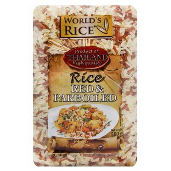 World's Rice Red + Parboiled Rice 500g