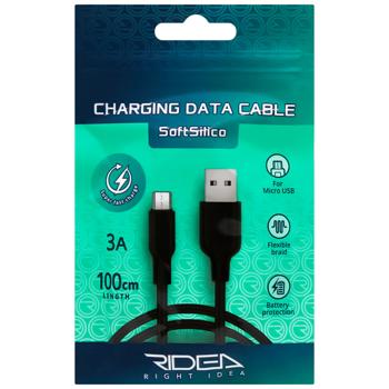 Кабель Ridea RC-M114 Soft Silico Micro USB 3A