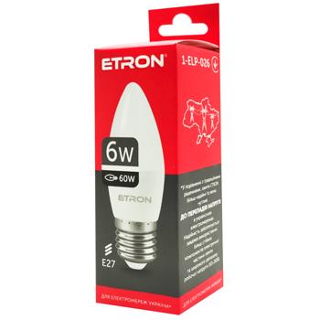 Etron C37 6W E27 4200K LED Lamp - buy, prices for Vostorg - photo 1