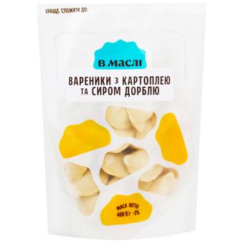 V Masli Dumplings with Potatoes and Dorblu Cheese 400g - buy, prices for WINETIME - photo 1