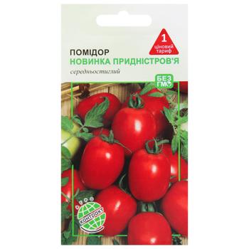 Agrokontrakt Tomato Novelty of Transnistria Seeds 0.3g - buy, prices for MegaMarket - photo 1