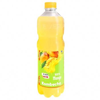 Напій Ever Aid Комбуча 100% Mango слабогазований 0,75л - купити, ціни на Auchan - фото 1
