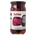 Оливки Sativa Каламата в розсолі 370г