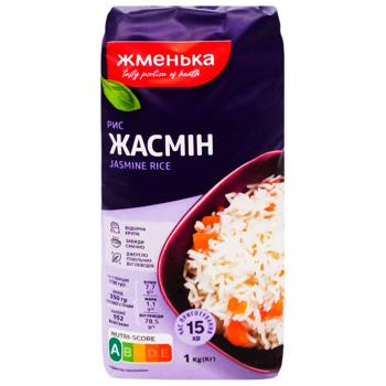 Рис Жменька Жасмин длиннозерный шлифованный 1кг