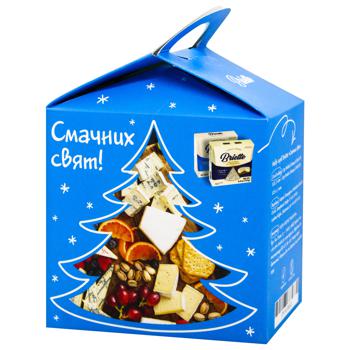 Набір подарунковий Kaserei Ялинка 1 Сир Briette Creamy Blue 60% 125г та Сир Briette Creamy Mild 60% 125г - купити, ціни на - фото 1