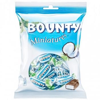 Bounty Miniatures Candies 150g - buy, prices for Auchan - photo 1