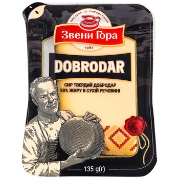 Сир Звени Гора Добродар твердий 135г - купити, ціни на КОСМОС - фото 1