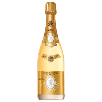 Шампанське Louis Roederer Cristal Vintage 2015 біле сухе 12,5% 0,75л - купити, ціни на МегаМаркет - фото 1