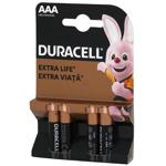 Батарейки Duracell ААА 4шт