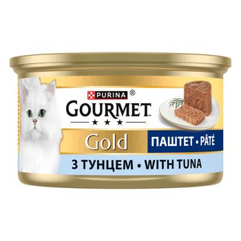 Корм вологий Gourmet Gold з тунцем для котів 85г - купити, ціни на КОСМОС - фото 3