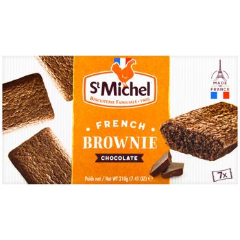 St Michel Brownie with Dark and Milk Chocolate 210g - buy, prices for - photo 3