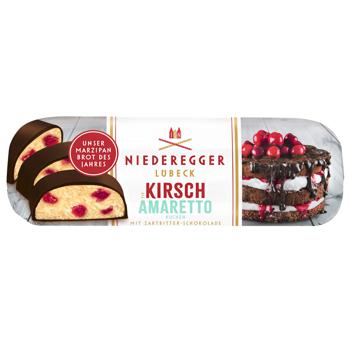 Niederegger Cherry Pie with Amaretto Marzipan Bar 125g