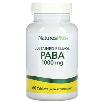 para-aminobenzoic acid natures plus 60pcs USA