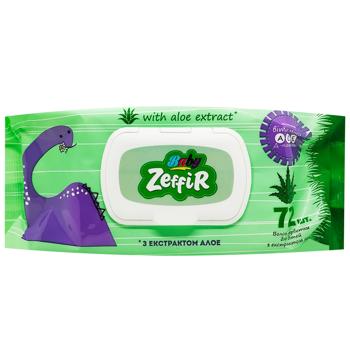 Zeffir Wet Wipes for Children with Aloe Vera Extract 72pcs