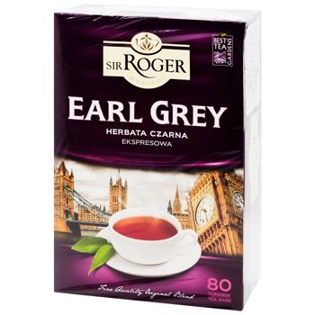Чай чорний Sir Roger Ерл Грей 1,5г*80шт