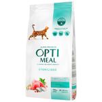 Корм сухой Optimeal с индейкой и овсом для стерилизованных кошек 10кг