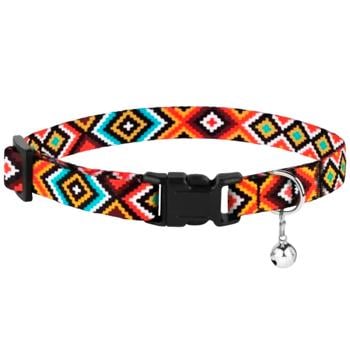 Barksi Urban Гуцульський нейлоновий нашийник для котів XS - різнокольоровий - купити, ціни на MasterZoo - фото 1