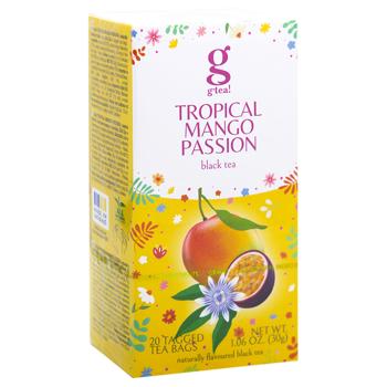 G'tea! Mango and Passion Fruit Black Tea 1.5g*20pcs - buy, prices for - photo 2