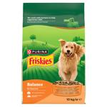 Корм сухий Friskies Balance з куркою, яловичиною та овочами для собак 10кг
