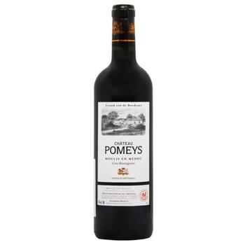 Вино Château Pomeys Moulis-en-Medoc Cru Bourgeois красное сухое 14% 0,75л - купить, цены на МегаМаркет - фото 1