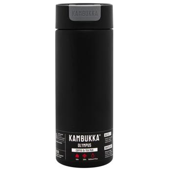 Kambukka Olympus Thermal Mug 500ml Black Matte - buy, prices for MegaMarket - photo 1