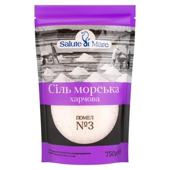 Salute di Mare Grinding №3 Natural Edible Sea Salt 750g - buy, prices for MegaMarket - photo 1