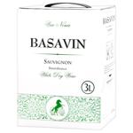 Basavin Sauvignon White Dry Wine 11% 3l