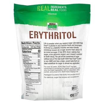 Now Foods Real Food Erythritol 1.134kg - buy, prices for Biotus - photo 2