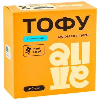 Тофу Alive №12 в маринаде карри 240г - купить, цены на КОСМОС - фото 3