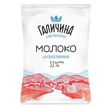 Galychyna UHT Milk 3.2% 900g - buy, prices for Tavria V - photo 1