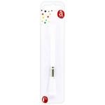 Свічка Actuel музична біла 8см