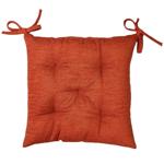 Provence Chenilla Orange Pillow for Chair 40x40cm