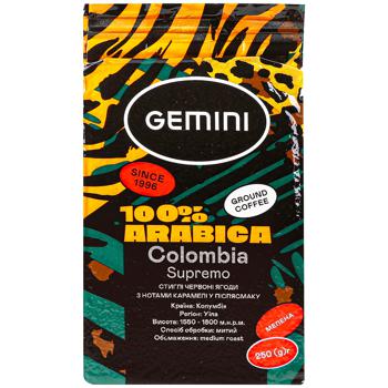 Gemini Supremo Ground Coffee 250g - buy, prices for Auchan - photo 2