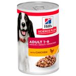 Hills Science Plan Adult Wet Food with Chicken for Dogs of All Breeds 370g