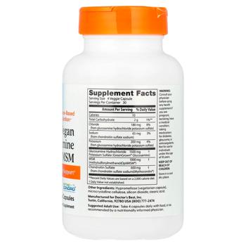 Doctor's Best Glucosamine and Chondroitin with MSM 120 capsules - buy, prices for Biotus - photo 2