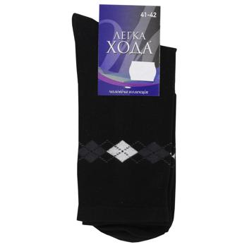 Legka Choda Black Men's Socks 27s - buy, prices for Auchan - photo 1