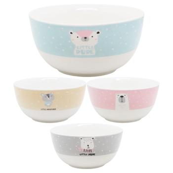 Піала Зед Ведмедик 600мл в асортименті - купити, ціни на ЕКО Маркет - фото 1