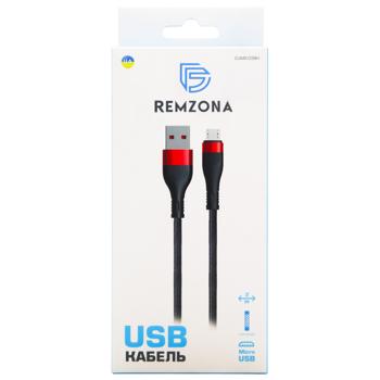 Кабель Remzona MicroUSB 2м CUM2-03BK - купити, ціни на МегаМаркет - фото 2