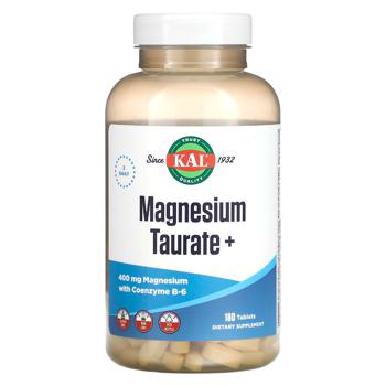 KAL Magnesium Taurate + 400mg 180 tablets